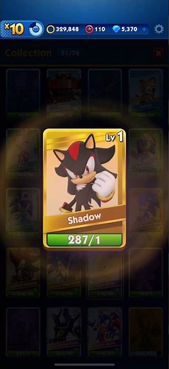 Sonic Dash 2025 - Unlocking Moment of Shadow #sonic #short
