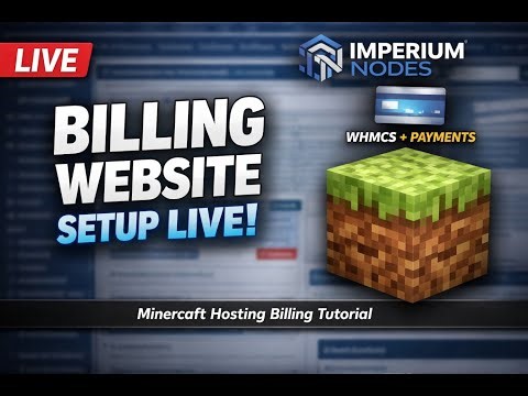 Setting Up a Minecraft Hosting Billing Website LIVE (WHMCS + Payments + Auto Setup)