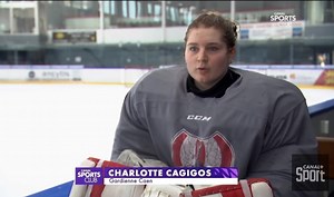 Hockey. Charlotte Cagigos, la gardienne de Caen, fait le buzz en France et jusqu'au Canada