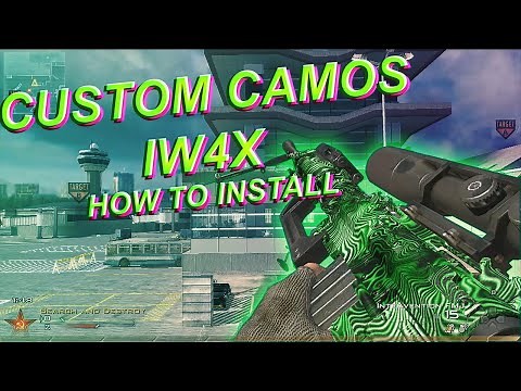 IW4X CUSTOM CAMO PACK + (HOW TO INSTALL)