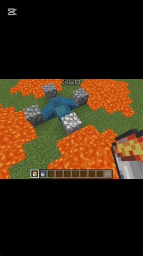“I Built This Crazy Lava–Water Trap… And It Shocked Me! 😳🔥 #minecraftshorts