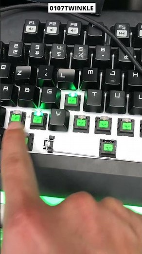 Razer Gaming Keyboard Clicky Green Switch Sound | ASMR Keyboard Sound | Mechanical Switch #shorts
