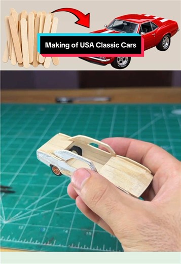 Making of USA Classic Cars: A Handmade PVC Craft Project