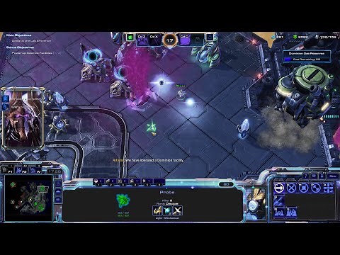 StarCraft 2 Heart of the Swarm Campaign (Protoss Edition) Mission 15 - Infested