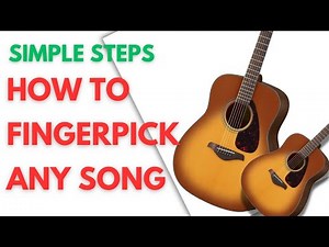 Fingerpicking for ALL Beginners; | The Easiest Way to Srart Fingerpicking ( No Pick needed)