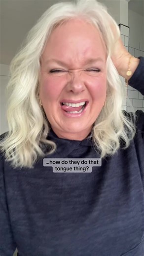 A rare good hair day leads to feeling frisky. But does it work at 57? #feelingfrisky #thetonguething #tryingtobesexy