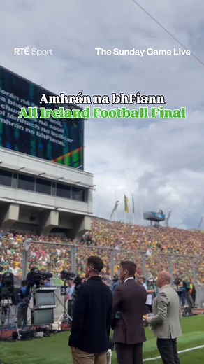 RTÉ2 on Instagram: "A sea of green and gold on the hill today! 💚💛 #TheSundayGame"