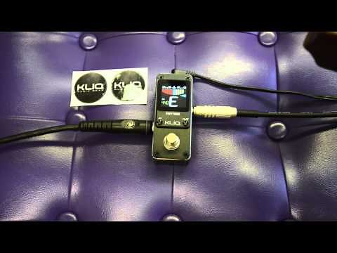Kliq Pedal Guitar Tuner - Demo by Lance Allen