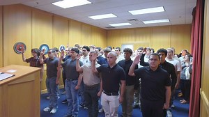 First Oath of Enlistment Ceremony, 1030, 12 August 2024 | Indianapolis MEPS, 6th Battalion, U.S. Military Entrance Processing Command