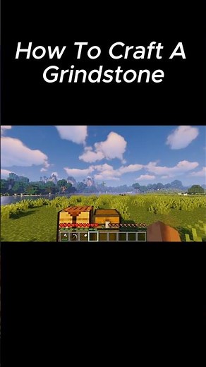 How to make a grindstone in Minecraft