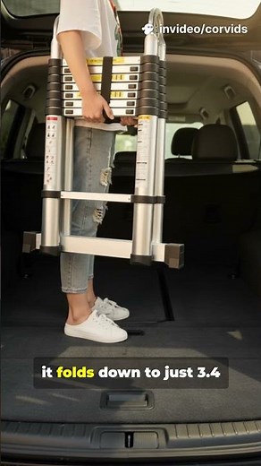 20ft Telescopic Ladder: Ultimate Reach, Compact Design! | Corvids Review Foldable | 3 to 20 ft