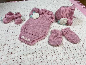 Crochet Baby Girl Layette - Etsy