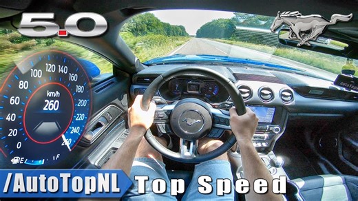 2019 Ford Mustang GT 5.0 V8 Top Speed Autobahn POV – Ultimate Performance by AutoTopNL