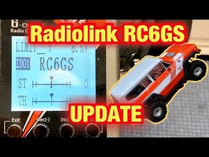 RC6GS Update with R7FG Receiver to get Battery Telemetry