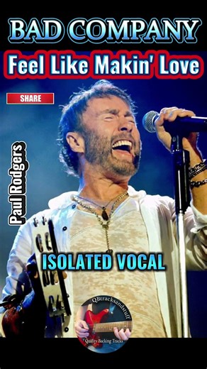 🎤BAD COMPANY Feel Like Makin' Love *ISOLATED VOCAL*🔥