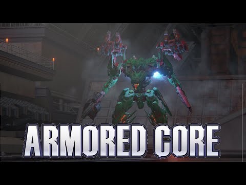 My own Armored Core in Mission 1 - No AC Restriction Mod Showcase | Armored Core 6
