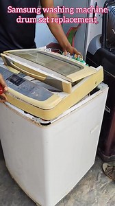 7.4K views · 85 reactions | Drum set replacement Samsung top load washing machine #reels #reelsfb #fyp #trending #reel | Simple solutions | Facebook