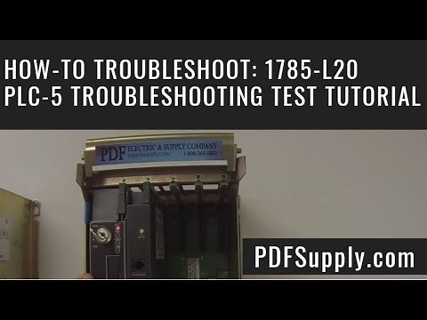 How-to Troubleshoot: 1785-L20 CPU Processor Controller Allen Bradley PLC-5