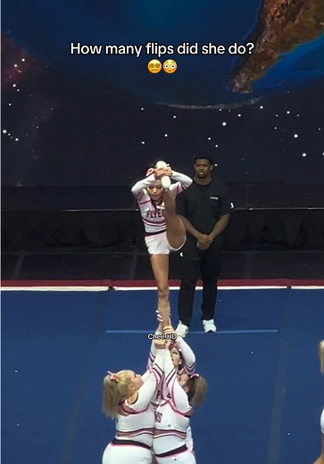 Katie Sindelar Shines in All-Star Cheerleading Stunts