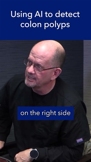 Using Artificial Intelligence to find colon polyps. #shorts