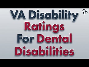 VA Disability Ratings For Dental Disabilities