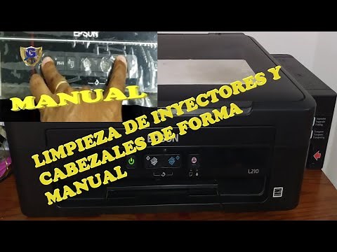 MANUAL CLEANING OF EPSON L210 INJECTORS AND PRINTHEADS
