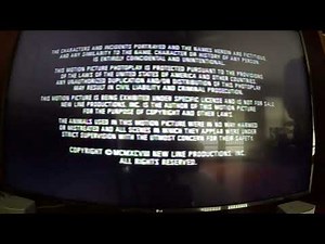 Closing To Rush Hour 1999 VHS