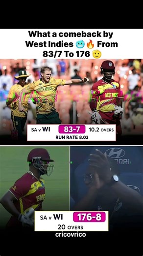 Comeback for Carabian #shortvideo #ytshorts #viral #viralshorts #t20worldcup2026