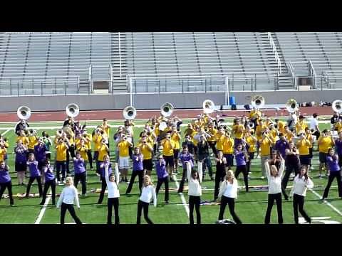 LSU Tiger Band Plays "Neck" in Flower Mound, Texas [HD]