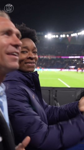Paris Saint-Germain on Instagram: "🏆👋 Members of our @psg_judo team were in the spotlight at the Parc des Princes last night for #PSGLOSC, two months after winning the Champions League! ❤️💙 Nos judokates du @psg_judo à l’honneur au Parc des Princes hier soir à l’occasion de #PSGLOSC, deux mois après avoir remporté la Ligue des Champions !"