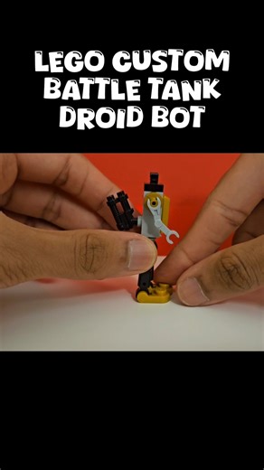 How to build battle tank droid#lego #weapon #transformers #robot #howtobuild #legocustom #custom