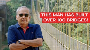 875K views · 10K reactions | इंडिया के रिमोट इलाक़ों में सस्पेंशन ब्रिज बनाकर इन्होंने ना सिर्फ़ गाँवों को जोड़ा बल्कि वहाँ के लोगों के जीवन को भी आसान बनाया। ‍♂️ #OMGIndia #OMGSeason9 Karnataka Tourism | HISTORY | Facebook