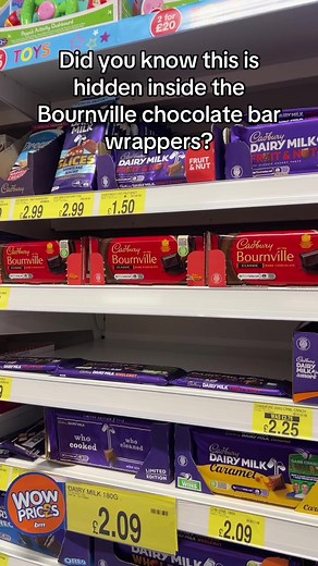 Discover What's Hidden in Bournville Chocolate Bar Wrappers