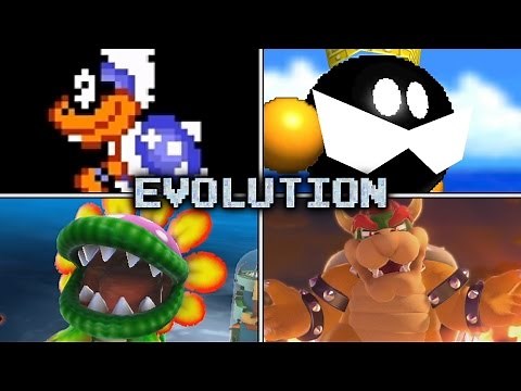 Evolution of First Boss Fights in Mario games (1985 - 2017)