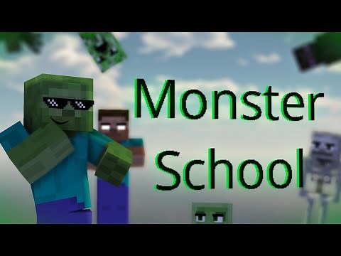 Monster School introduction | Minecraft Animation (Mine-Imator)