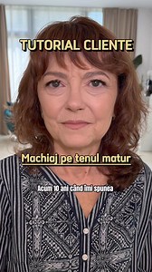 31K views · 597 reactions | Tutorial Cliente - Machiajul tenului matur | Alexandra Turkoane | Facebook