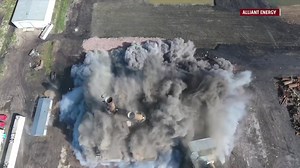 47K views · 152 reactions | Thanks to Mike Wagner of Alliant Energy for getting us these closeup looks at the implosion of the Sutherland Generating Station near Marshalltown | Roger Riley | Facebook