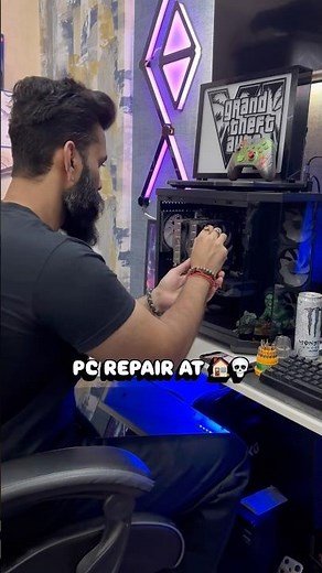 PC REPAIR GONE WRONG 💀 #pc #memes #memeshorts #ytshorts #shorts #funny #viral