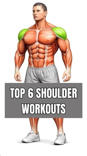 The Only 6 Best Shoulder Exercises for Massive Defined Shoulders #shoulderworkout