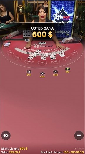 21 Blackjack Multi Hand Side Bet MASSIVE LOSE ($380 4x Hand Bet) | Winpot Casino App 🎰
