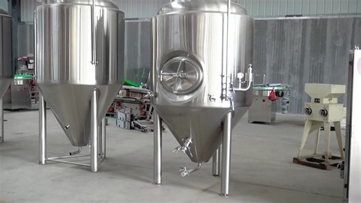 Craft Beer Brewing Equipment Conical Fermenter Homebrew Stainless Steel Unitank Fermentation Tank