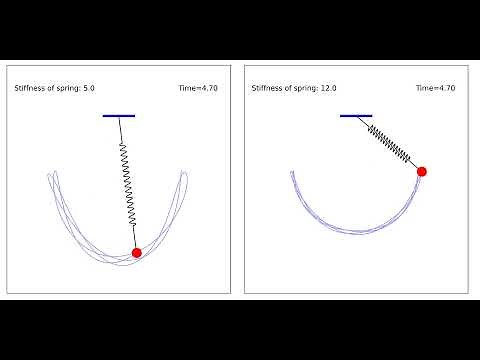 PHYSICS PROGRAMMERS: Spring pendulum simulation