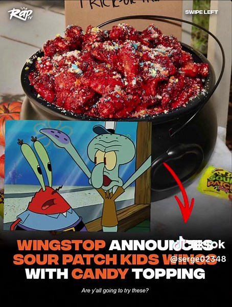 can’t even tell if it’s edible anymore #funny #viral #spongebob #wingstop #why