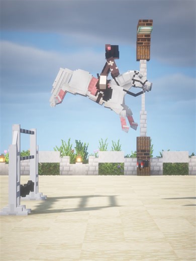 🫡 #heavensstables #minecraft #swem #horses