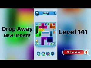 Drop Away Level 141 Walkthrough - NEW UPDATE | Step-by-Step Guide 🧠 | SolutionGuruji