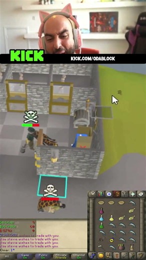 Insta kill 5b LOL #kick #osrs #PK #oda #odablock