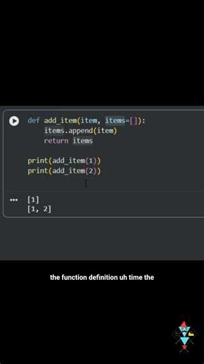 Why Default Arguments in Python Can Break Your Code #shorts #python #pseudocode #pyscript