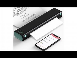 Phomemo Portable Printer Wireless for Travel, [New] M08F-Letter Bluetooth Mobile Printer