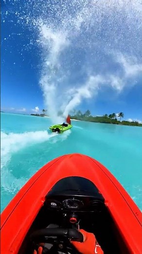 EPIC Mini Jet Boat Stunt! 🚤💨 Adrenaline Rush in Paradise!