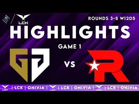 GENG vs KT Highlights Game 1 — LCK 2025 Rounds 3-5 — Gen.G vs KT Rolster by Onivia